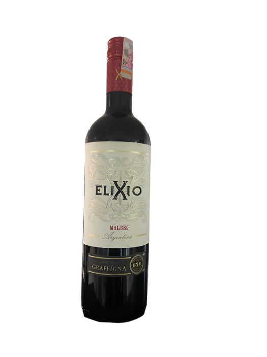 Elixio Malbec Argentine Red Wine Graffigna 130 Alc 13% Vol 750Ml