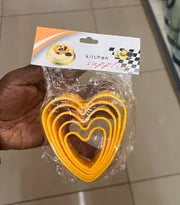 5 Piece Heart-Shaped Cookie Cutter Murukali.com