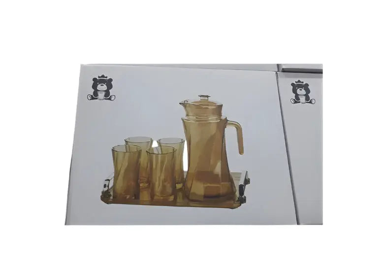 5 in 1 Nordic Design Water Pitcher & Glass Cup set Murukali.com