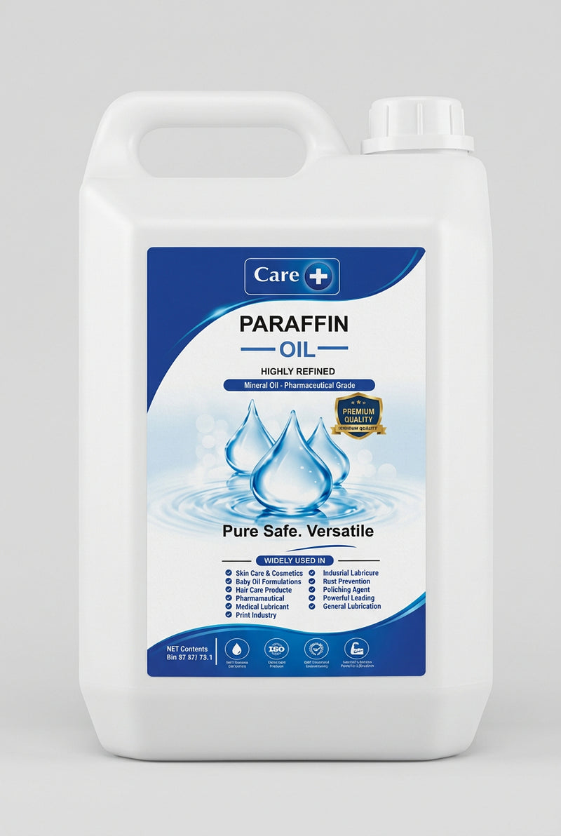 Care+ Highly Refined Paraffin Oil (Pharmaceutical Grade Mineral Oil) 5L