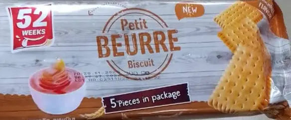 52 Weeks Petit Beurre Biscuit – Milk Flavour 300g Murukali.com