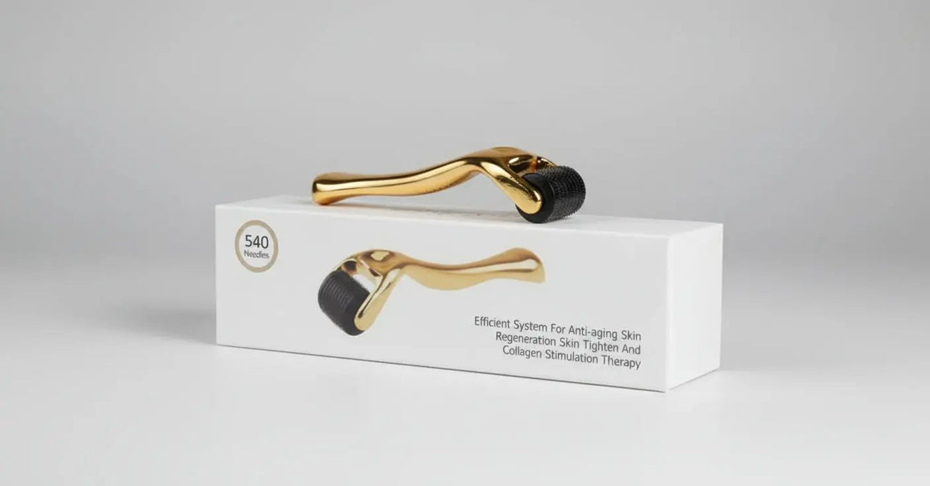 540 Titanium Microneedle Derma Roller – Skin Rejuvenation & Collagen Therapy Tool Murukali.com