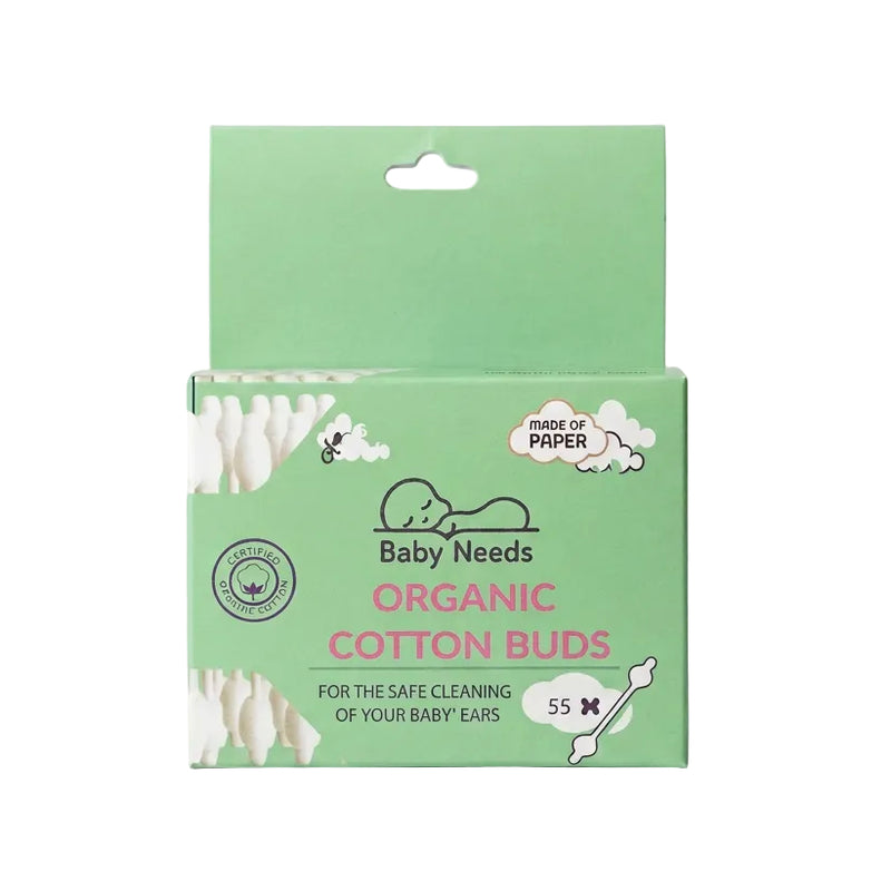 Baby Needs Organic Cotton Buds (55 Pack)
