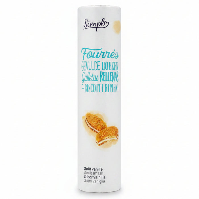 Simply Fourrés Vanilla Cream Sandwich Biscuits