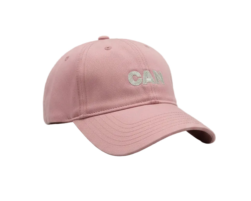 Pink CAN Cotton Baseball Cap