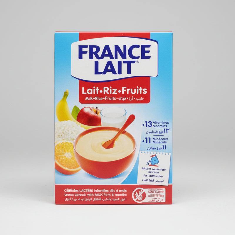 Baby Celeal with Milk -Rice-Fruits France Lait 250g