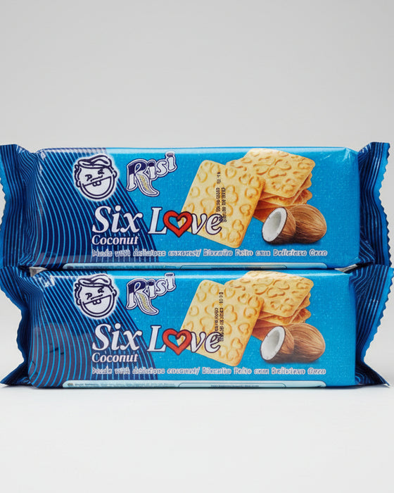 Biscuit Risi Six Love Coconut 150g