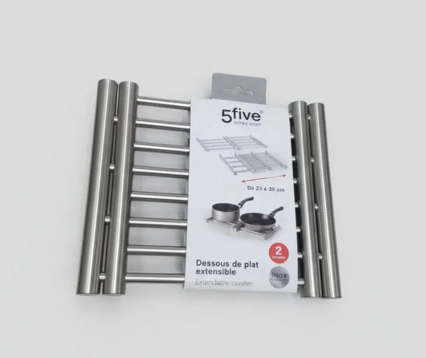 5five Simply Smart Extendable Stainless Steel Trivet