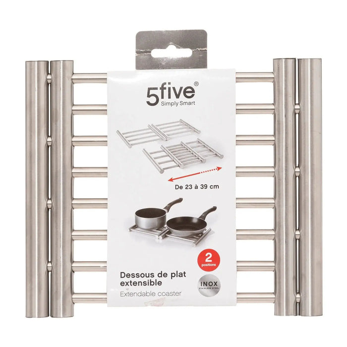 5five Simply Smart Extendable Stainless Steel Trivet