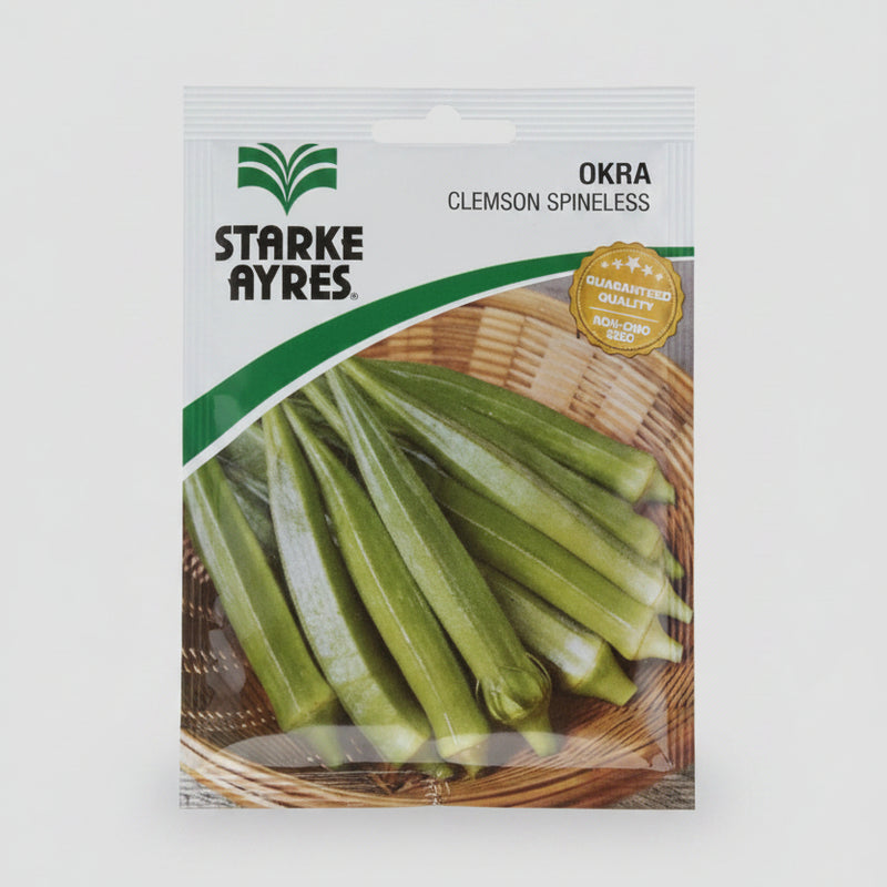 Okra Clemson Spineless Seeds 10g