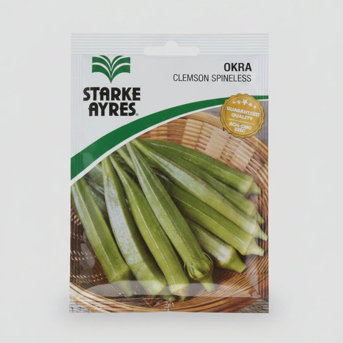 Okra Clemson Spineless Seeds 10g