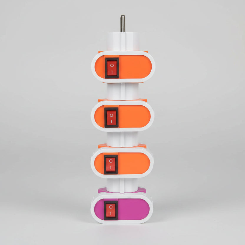 Multi-plug adapter with switch / 1pc — Murukali.com