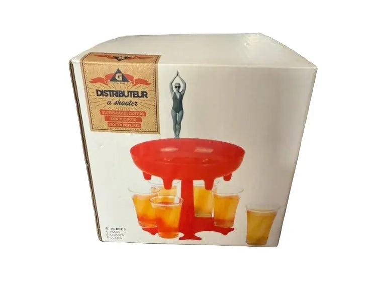 6-Shot Glass Dispenser & Holder – Quick & Organized Serving Murukali.com