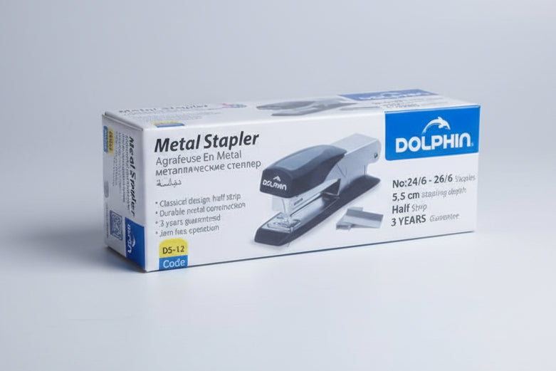 Dolphin DS-12 Metal Stapler