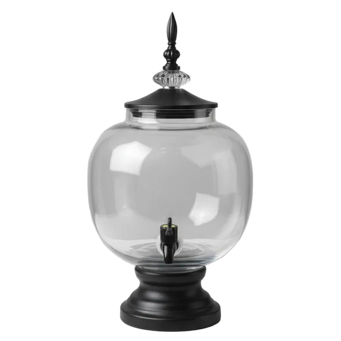 Glass Beverage Dispenser with Pedestal Base 5L
