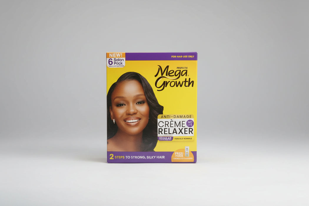 Mega Growth Anti-damage No-lye Relaxer - Regular Strength