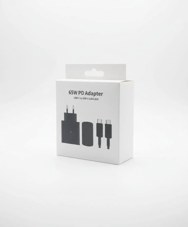 65W PD Adapter with  USB-C to USB-C Cable Murukali.com