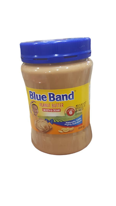 Blue Band Peanut Butter Smooth Creamy Highly Nutritious Naturally Tasty Size: 800 G