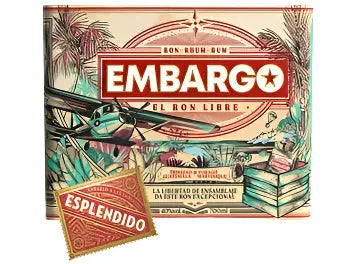 700Ml Embargo Anejo Esplandido Rum With 40% murukali.com