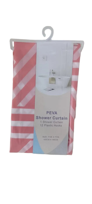 Waterproof Shower Curtain/1Pc includes 12 Curtain Rings