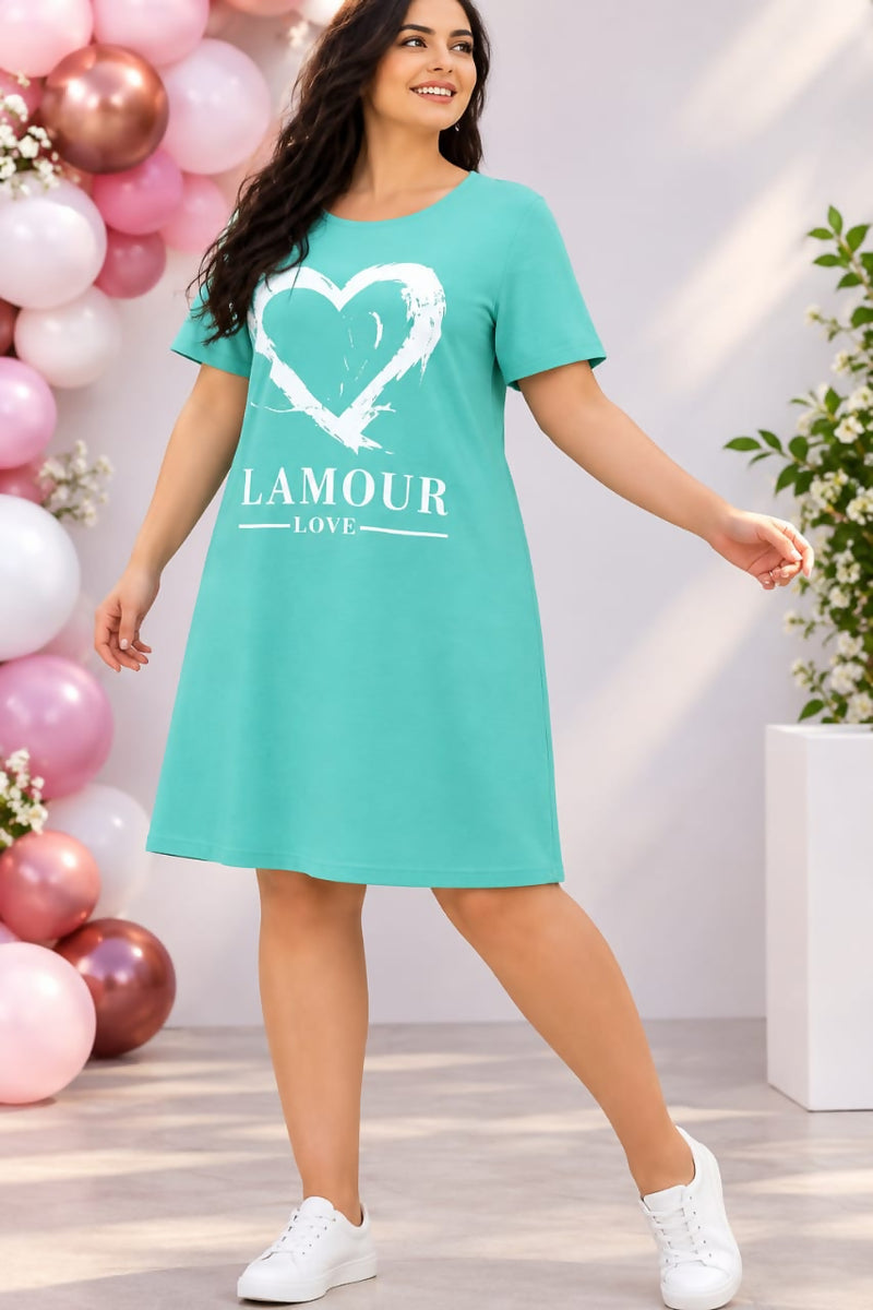 Short cotton nightgown, size M, weight 350g