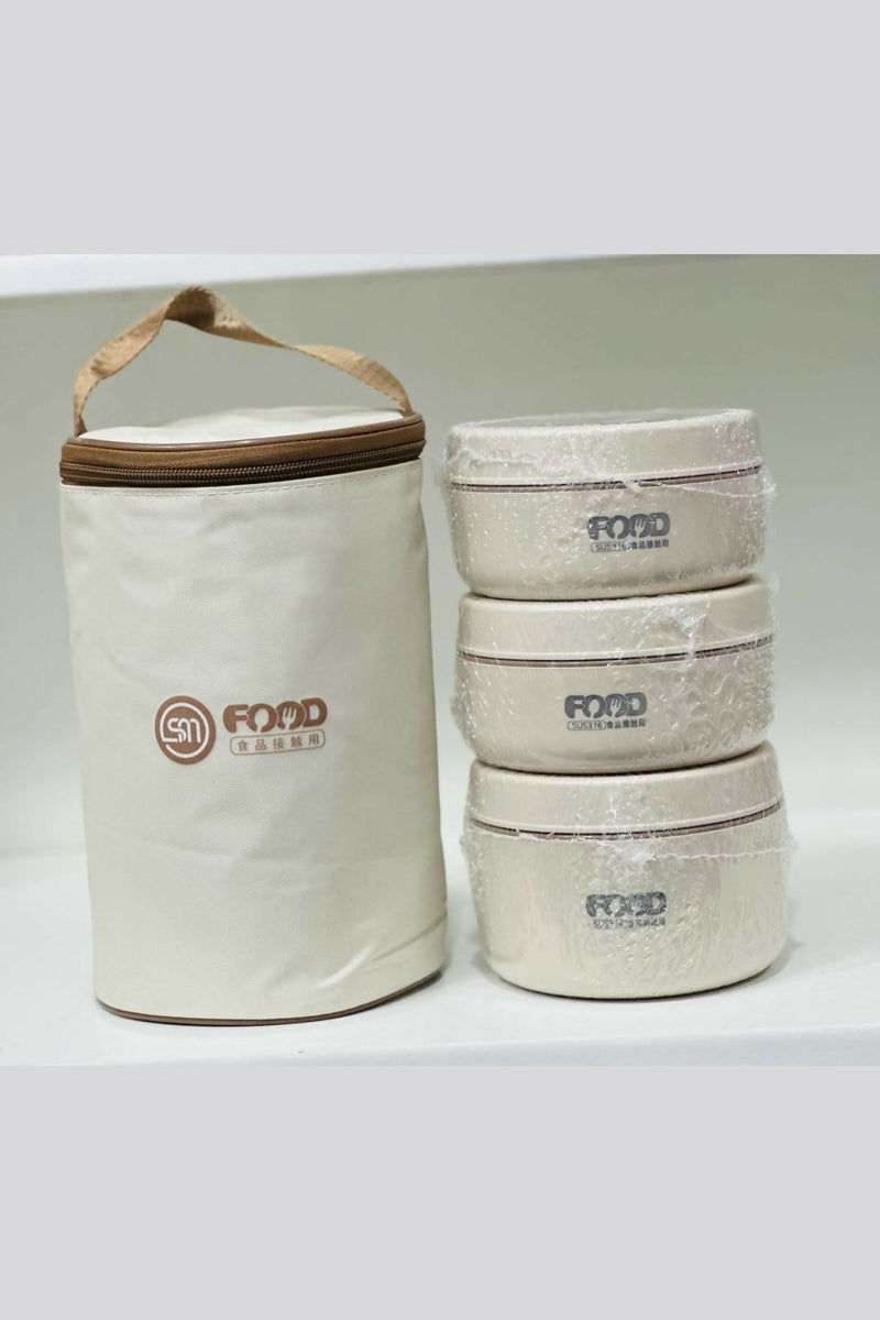 Insulated Lunch Box Set with Thermal Carry Bag