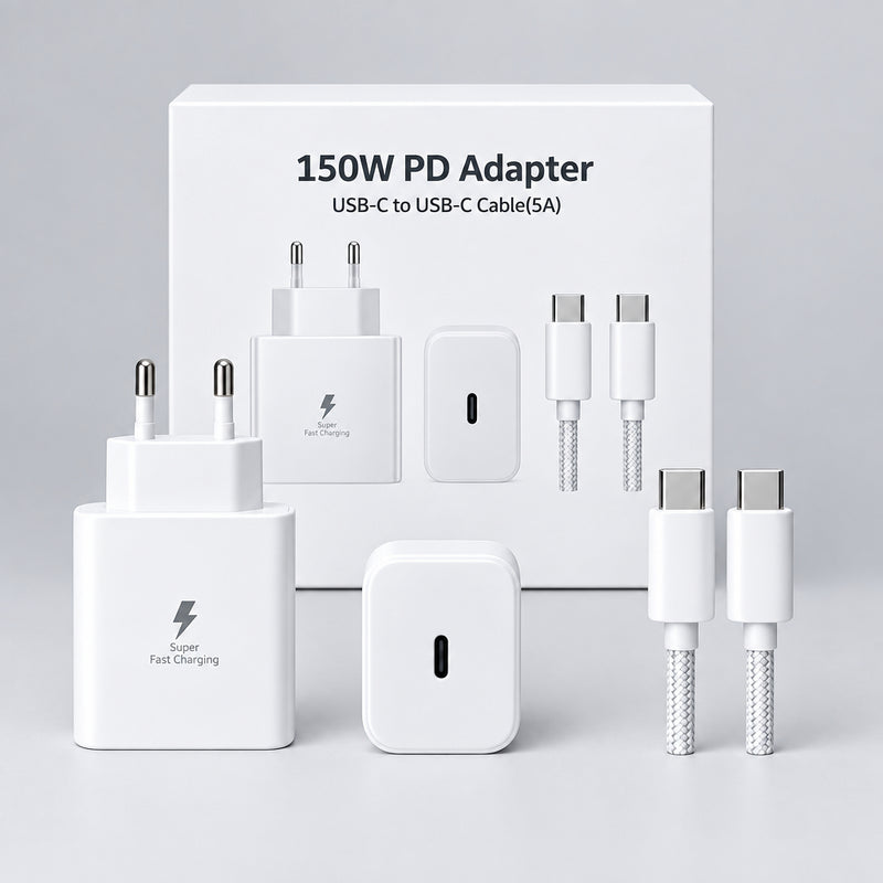 150W PD Adapter with USB-C Cable (5A)