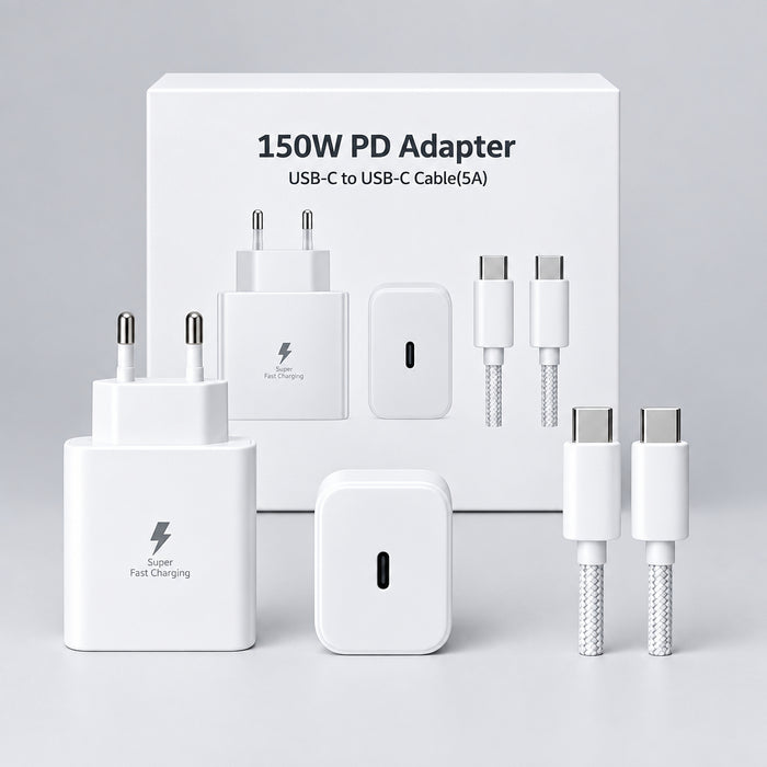 150W PD Adapter with USB-C Cable (5A)