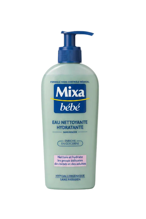 Mixa Bébé Eau Nettoyante Hydratante Sans Rincer 400ml
