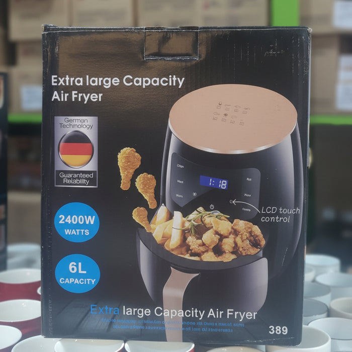Extra Large Capacity Air Fryer 6L (2400W)