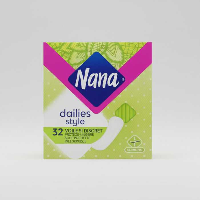 Nana Dailies Style Ultra-Thin Panty Liners (32 Count)