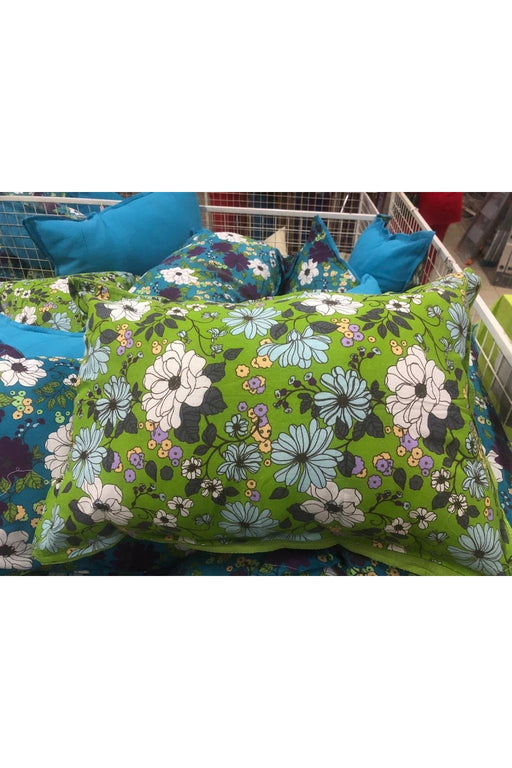 GREEN OR BLUE FLOWERS PILLOW \1PC - Premium Pillows from Murukali LTD - Just 10600 Rwf! Shop now at murukali.com #MurukaliTeam #Rwanda