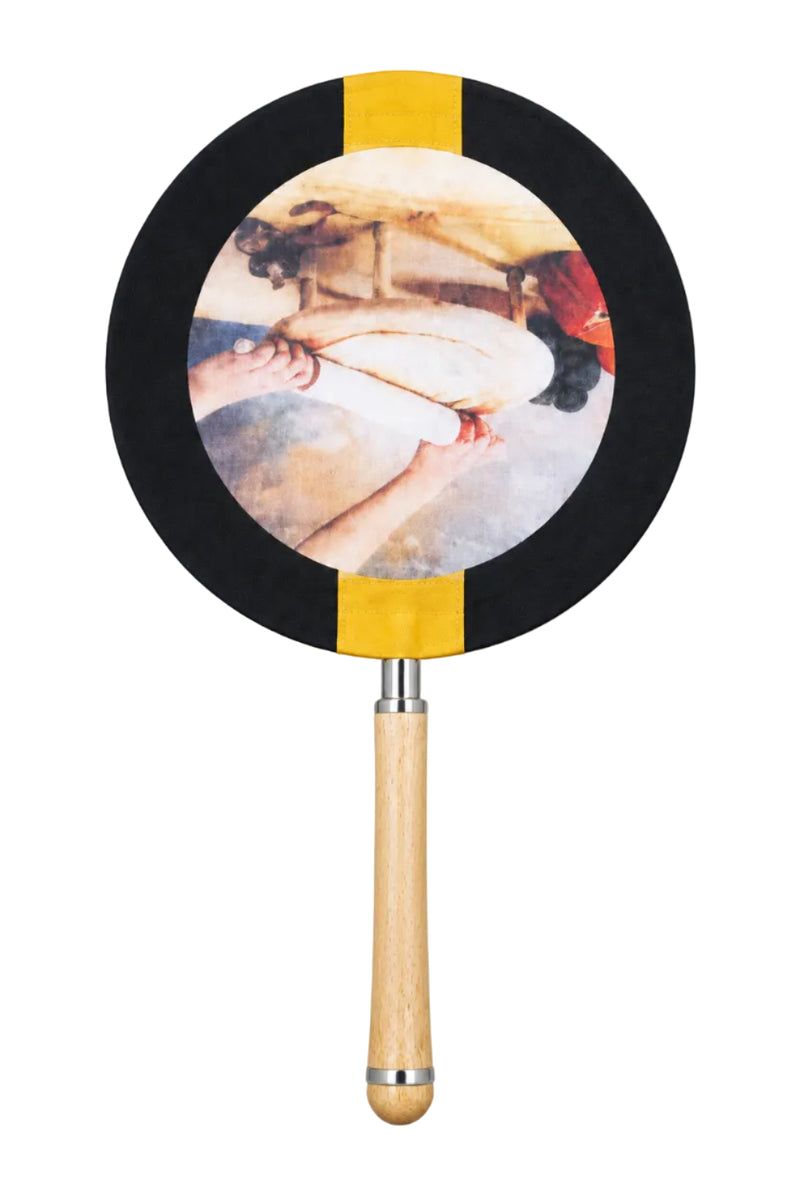 Printed Circular Hand Fan