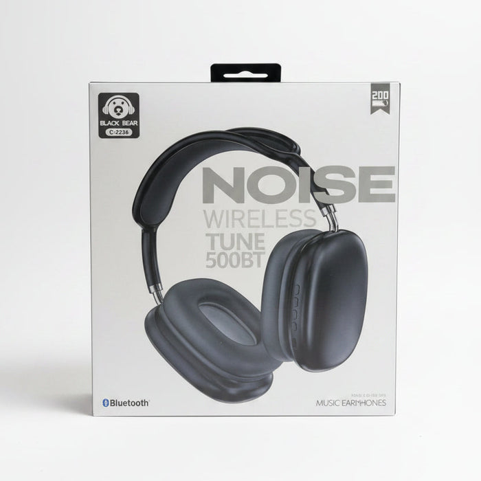 Black Bear Noise Wireless Tune 500BT Headphones