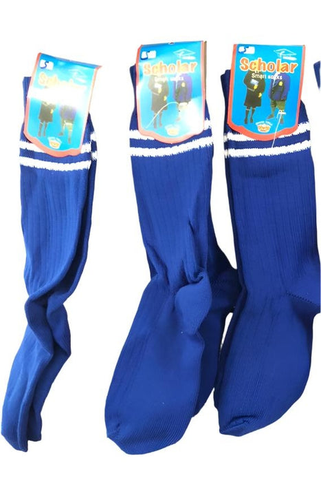 School Socks Locker Red & Blue