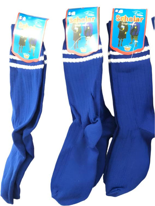 School Socks Locker Red & Blue