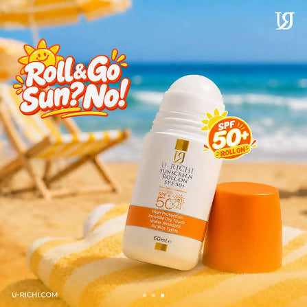 U-Richi SUNSCREEN ROLL ON SPF 50-60ml