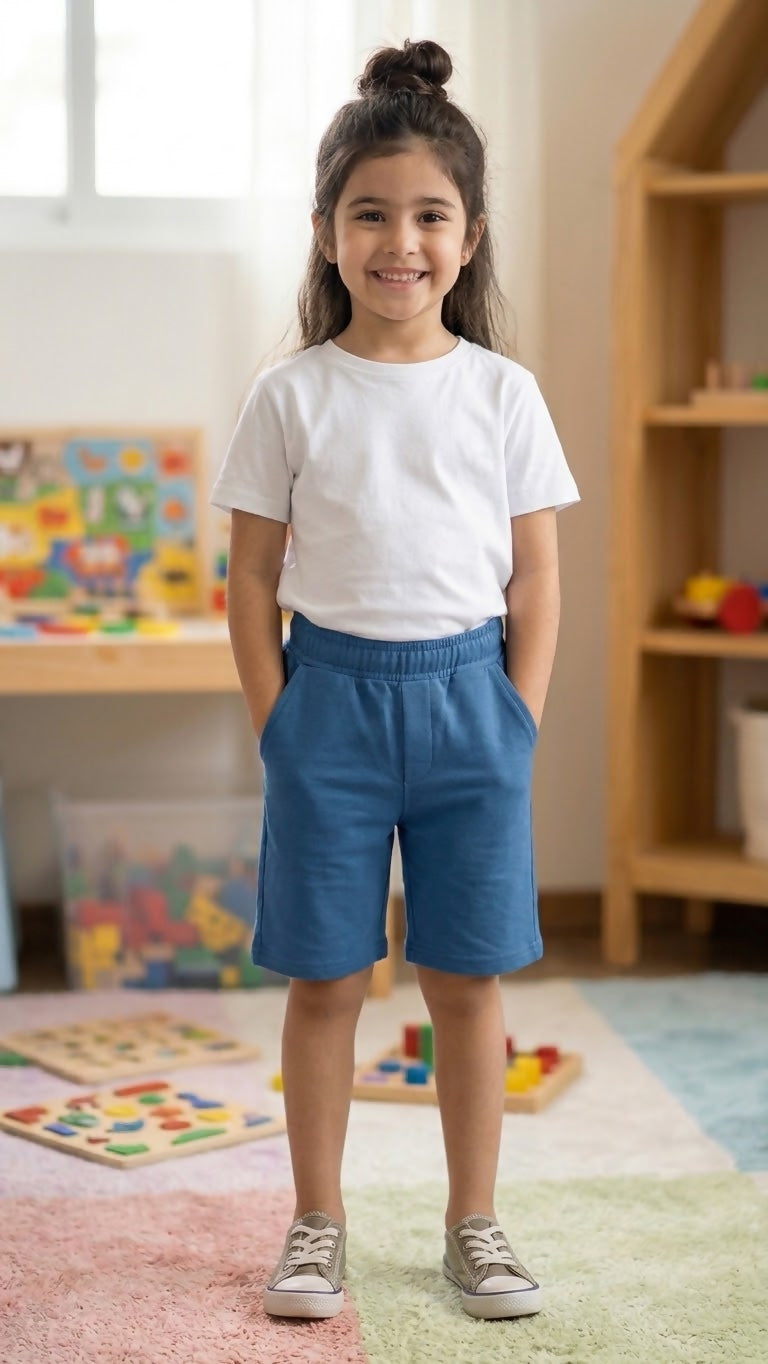 Cotton shorts for boys and girls 6 years