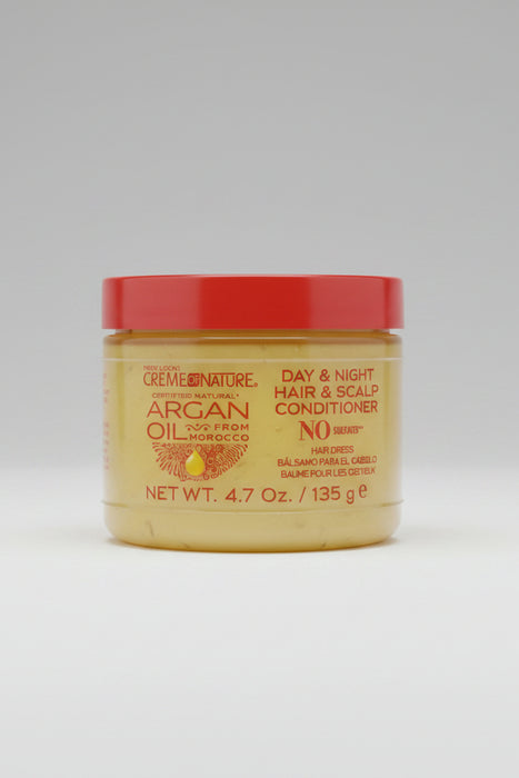 Creme of Nature Argan Oil Day & Night Hair & Scalp Conditioner 135g