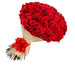 A 100 Red Rose Flowers Bouquet murukali.com