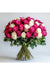 A Wrapped 100 Flowers Fresh Hot Pink  Roses  Bouquet murukali.com