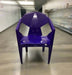ADIX Purple Plastic Chair Murukali.com