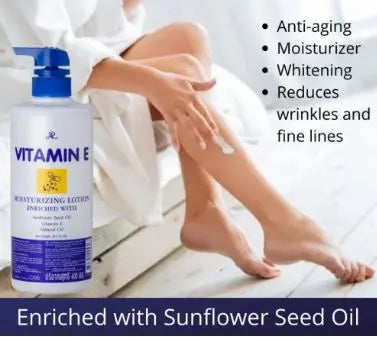 AR Vitamin E Moisturizing Lotion Enriched With Sunflowers Oil Mineral/600ml Murukali.com