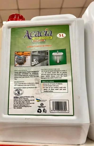Acacia Multi Purpose Liquid Detergent 5L – Lemon Dash Murukali.com