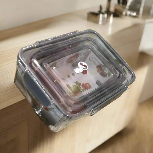 Acrylic Beowor Shock Proof Refrigerator Food Storage Set 3PCS Murukali.com