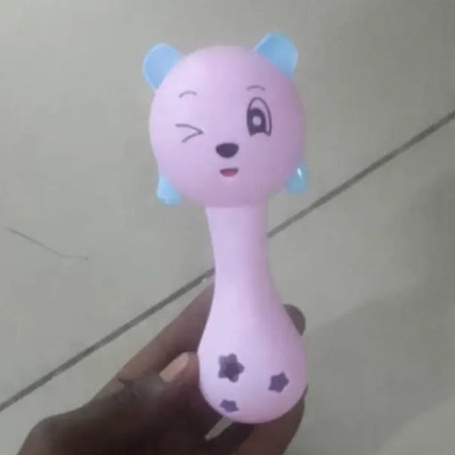 Adorable Bear-Shaped Baby Rattle Toy Murukali.com