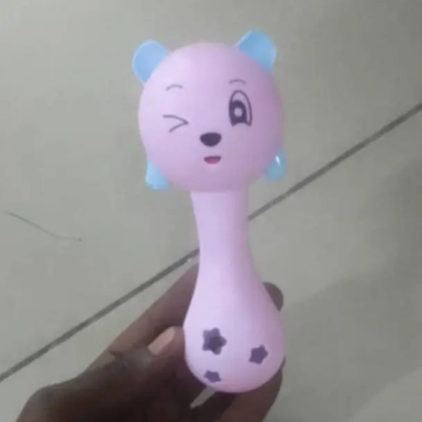 Adorable Bear-Shaped Baby Rattle Toy Murukali.com