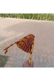 Africa Kitenge Fan Red&Yellow murukali.com