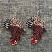 Africa-shaped Animal Print Earrings Murukali.com