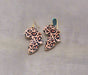 African Continent Shaped Earrings with Leopard Pattern Murukali.com